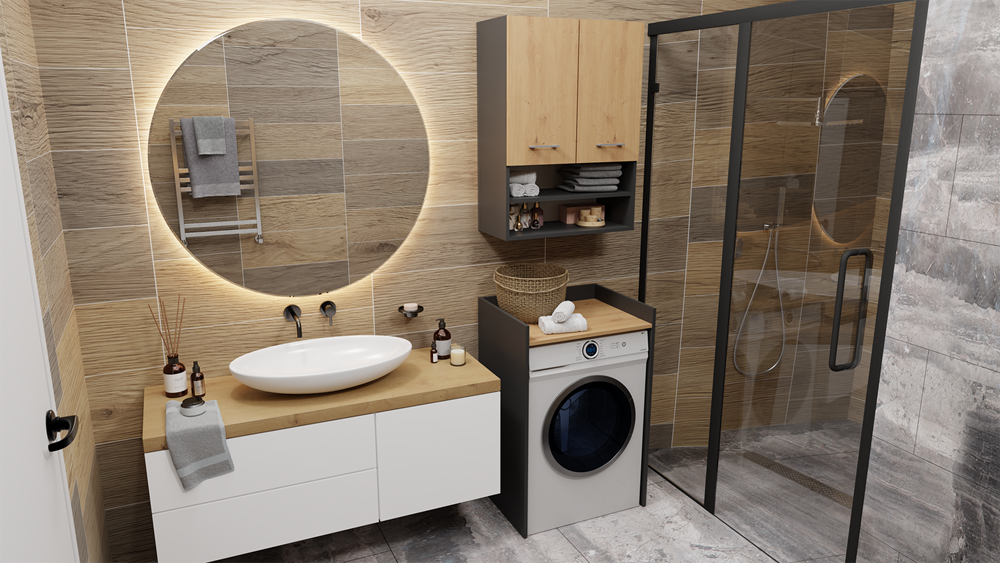 Dopasowane meble łazienkowe